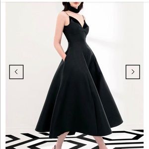 elegant fit and flare midi dress